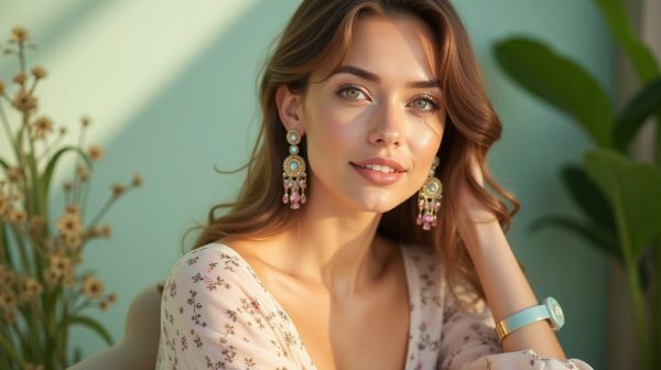 Eveillez votre style avec les boucles d'oreilles printemps femme