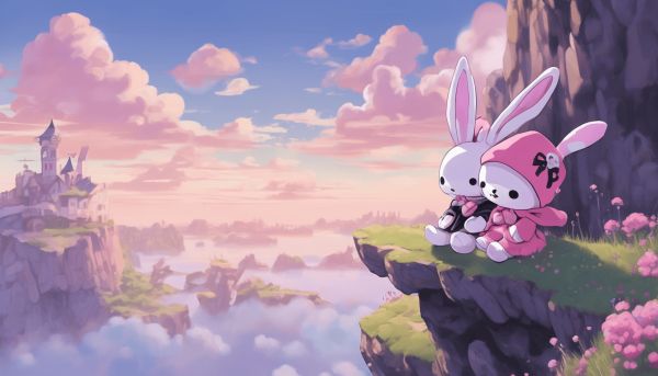 My Melody et Kuromi : l’amitié improbable au pays des nuages